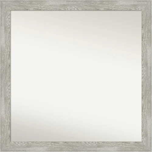 Miniatura 180 de Amanti Art Espejo de baño gris para sobre el fregadero, 31 x 48 pulgadas, espejo de tocador rectangular estrecho de color gris, marco de madera