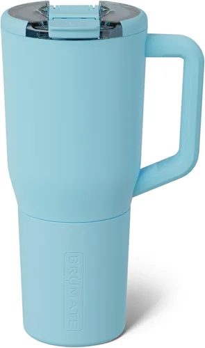 Miniatura 32 de BrüMate Müv – Taza de café térmica de 25 onzas, 100% a prueba de fugas, con asa y tapa, taza de café de acero inoxidable para viaje, taza de café
