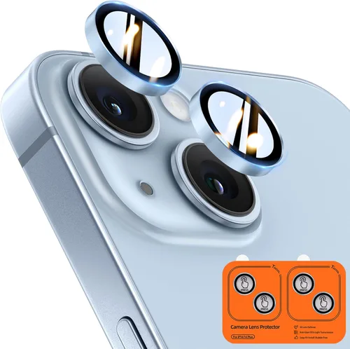 Miniatura 69 de TOCOL Camera Lens Protector for iPhone 13 / iPhone 13 Mini Tempered Glass HD Individual Scratch Resistant Camera Cover Accessories Case Friendly 2