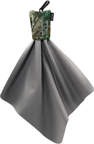 Miniatura 13 de SPUDZ Limpiador clásico de lentes de microfibra, bolsa con clip, lavable, para binoculares, visores, gafas, pantallas Alpine Mountain Camo, 6 x 6