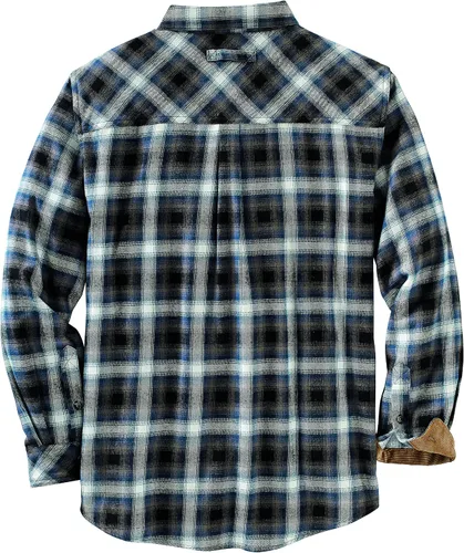 Miniatura 2 de Legendary Whitetails Men's Buck Camp Flannel, Long Sleeve Plaid Button Down Casual Shirt, Corduroy Cuffs