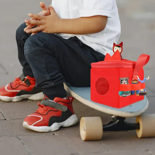 Miniatura 5 de Bolsa de transporte para figuras de Toniebox y Tonies, con funda para orejas Tonies, estuche de transporte para personajes Tonies, organizador