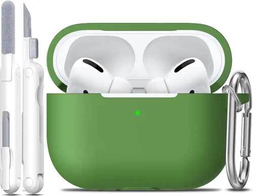 Miniatura 17 de Funda para AirPods con llavero, protección completa, de silicona, accesorios para AirPods, funda para hombres, mujeres y adolescentes, con estuche
