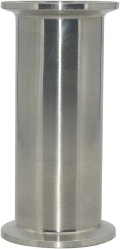 Miniatura 4 de Tubería redonda inconsútil del acero inoxidable 316, tubo OD 1.5 ", longitud de 4"/102MM, carrete sanitario del trío del trébol de 1.5