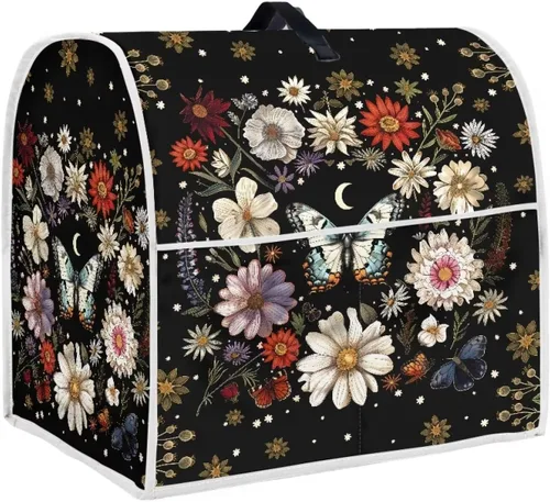 Miniatura 46 de Butterfly Kitchen Aid - Funda acolchada para batidora de pie, se adapta a todos los modelos de cabezal inclinable y elevador de tazón, tela