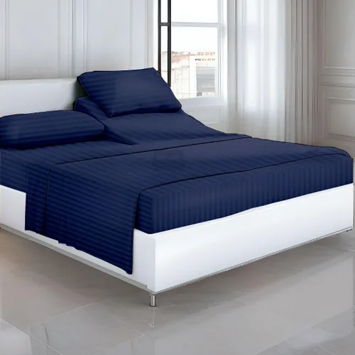 Miniatura 25 de Cottingon Juego de sábanas de 4 piezas para camas ajustables, 100% algodón egipcio de 28 pulgadas, hojas de cabeza flexible para dormir con números