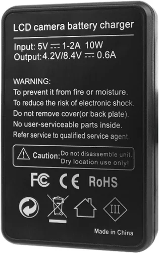 Miniatura 5 de Cargador de batería LCD USB para Sony NP-FV50A, NP-FV70A, NP-FV100A