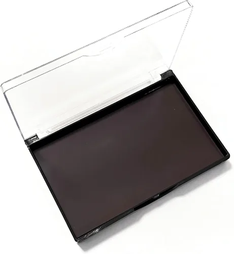 Paleta de maquillaje de peso ligero de sombra de ojos magnética vacía de tamaño pequeño - Viajar, paleta de depósito 4.76 x 3.11, Negro y