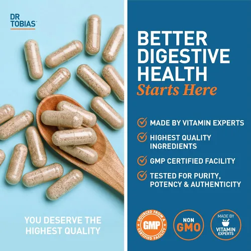 Miniatura 7 de Dr. Tobias Multivitamínico y psyllium para adultos diariamente apoya la energía, la inmunidad y los movimientos intestinales saludables con 42
