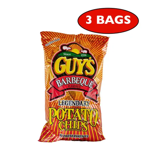 Miniatura 3 de Guys - Papas fritas de crema agria y cebolla, bocadillos saludables y salados con una mezcla única de especias, papas fritas naturales, papas fritas