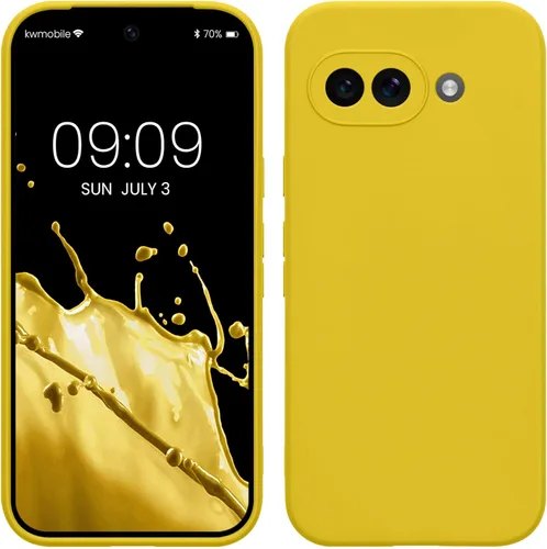 Miniatura 187 de kwmobile Funda compatible con Google Pixel 9 Pro - Funda protectora delgada de TPU para teléfono - Acabado mate suave - Negro mate