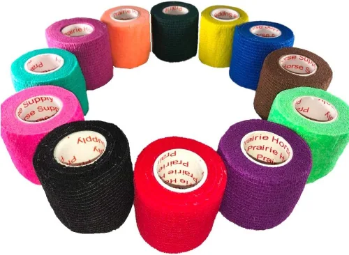 Miniatura 27 de Cinta adhesiva para veterinarios (negro) (paquete de 2) (2 pulgadas x 15 pies), autoadhesiva, adherente, cohesiva, flexible, autoadhesiva, rollo