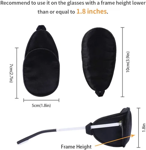 Miniatura 4 de eZAKKA Parches para ojos para adultos y niños, parche para gafas, parche ocular médico suave para ojo vago, ambliopía, estrabismo y después