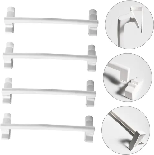 Miniatura 9 de 4 ganchos de puerta para colgar toallas para colgar en la pared, toallero para cocina, paños de cocina, toallero, toallero para baño, toallero
