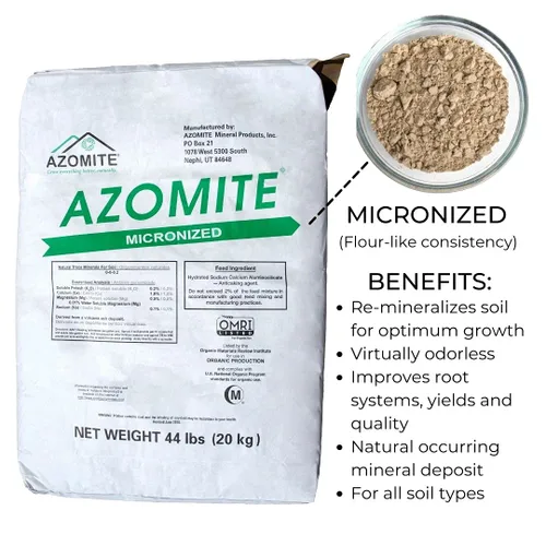Miniatura 2 de Azomite polvo mineral de traza micronizado (2 libras)