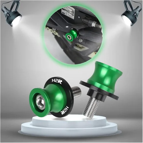 Miniatura 2 de Carretes basculantes de motocicleta de 0.315 in/0.394 in tornillos deslizantes para Kawasaki H2R H2 R 2015 2016-2021 Anticaída marco deslizante