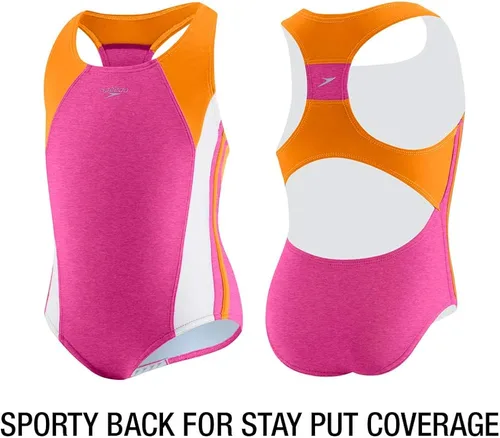 Miniatura 4 de Speedo Girls Swimsuit One Piece Infinity Splice Thick Strap