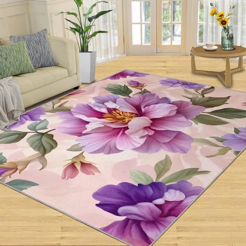 Miniatura 17 de Girl Horse Rugs for Bedroom, Horse Area Rug, Animal Rugs for Living Room, Indoor Non-Slip Rug, Machine Washable Carpet for Front Entrance Floor