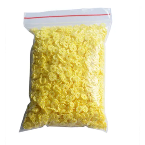 Miniatura 16 de 3.53 oz/bolsa de aguacate polímero arcilla rebanadas para manualidades DIY pequeño lindo 0.197 in plástico fruta klei barro partículas Aguacate