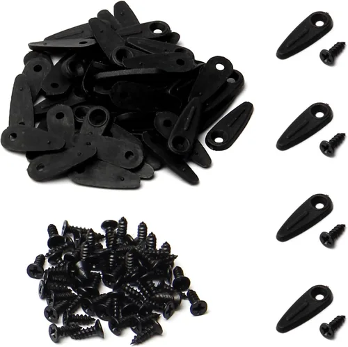 Miniatura 9 de MroMax 20 piezas de marcos de fotos, botones de giro, clips de plástico para marco de fotos con tornillos, piezas para colgar imágenes, fotos