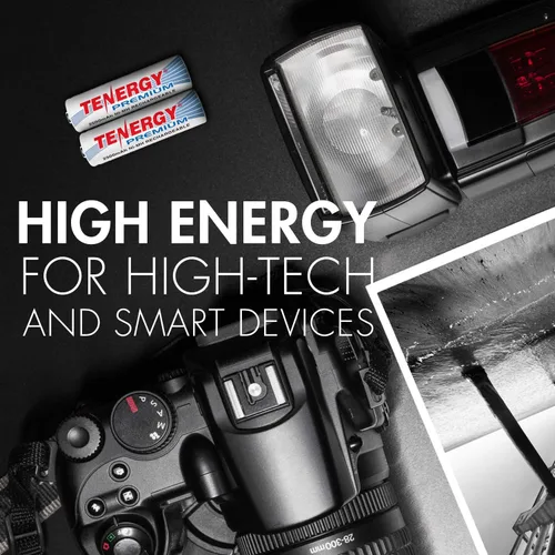 Miniatura 2 de Tenergy Baterías AA recargables de alta calidad, batería AA NiMH de alta capacidad de 2500 mAh, batería de celda AA, paquete de 120