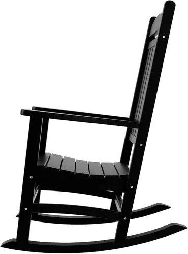 Miniatura 6 de WestinTrends Malibu - Mecedora para exteriores y patio, color negro