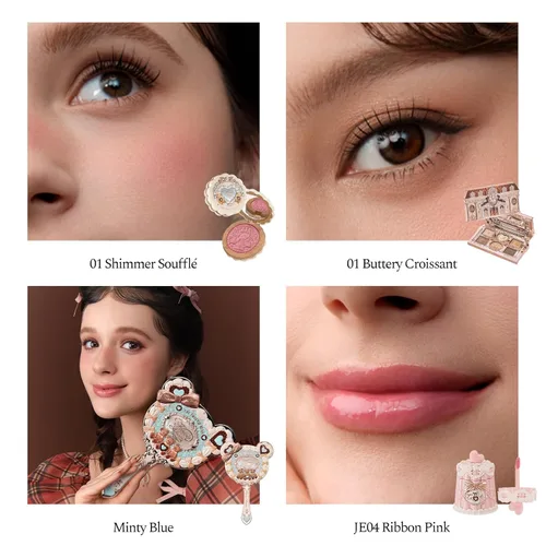 Miniatura 3 de Flower Knows Jan-The Resurgence Vault - Juego de caja de maquillaje, kit de belleza de 13 piezas, incluye paleta de maquillaje, lápices labiales