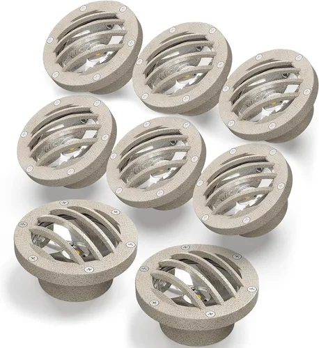 Miniatura 9 de Well Light - Luces LED de bajo voltaje para paisaje, 200 lúmenes, 2800 K, luz blanca cálida, focos para entrada, camino, cubierta, jardín