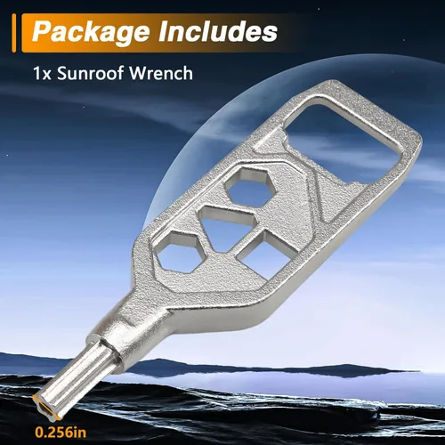 Miniatura 6 de EVRBUL Llave Star Wrench para techo corredizo compatible con Renegade 2015, 2016, 2017, 2018, 2019, 2020, repuesto #: 68260458AB