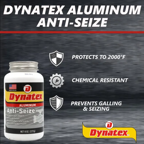 Miniatura 7 de Dynatex Lata de aluminio antiagarrotamiento de 8 onzas, uso general, evita la corrosión por agallas, resistente al calor y a la presión, aluminio
