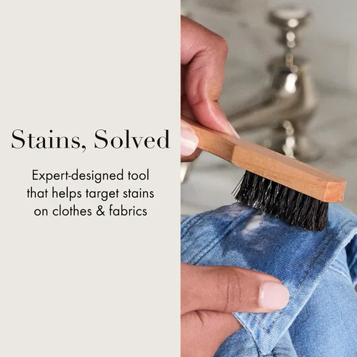 Miniatura 2 de The Laundress Cepillo de manchas, cepillo de lavandería para eliminar manchas, cepillo para manchas para ropa, cepillo pequeño para limpiar espacios