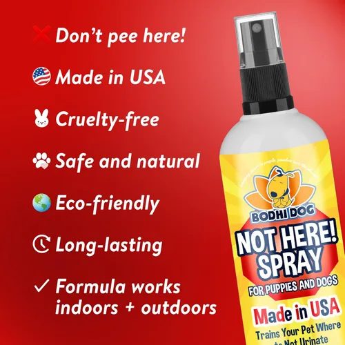 Miniatura 2 de Bodhi Dog ¡No aquí! Spray y Spray de Entrenamiento para Orinal & Entrenamiento para Orinal para Cachorros - Entrenamiento para Almohadillas de Nuevo
