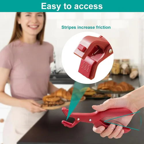 Miniatura 3 de Clip de Silicona Antideslizante con Aislamiento Térmico Anti-Quemaduras, Clip Sujetador de Tazones Anti-Quemaduras Multiusos 2025 para Cocina, Clip