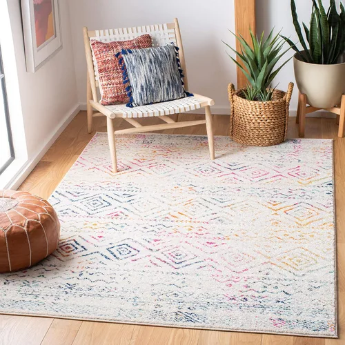 Miniatura 44 de SAFAVIEH Tulum Collection - Alfombra decorativa de 2 x 4 pies, diseño marroquí bohemio envejecido, no desprende pelusa y fácil de limpiar, ideal