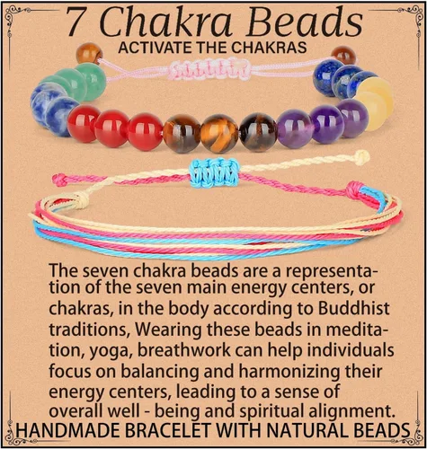 Miniatura 26 de LPBeads Pulsera de piedra natural hecha a mano de tamaño ajustable