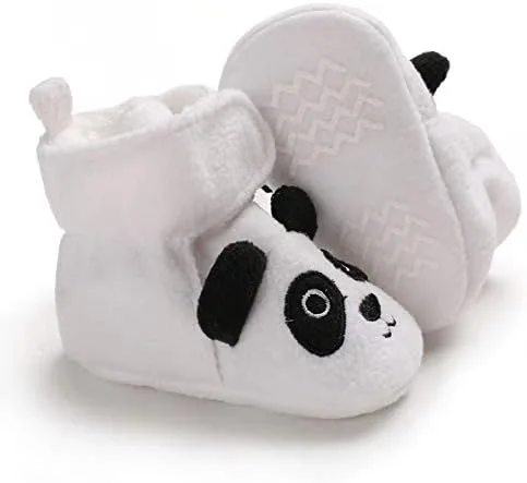 Miniatura 2 de Botas de forro polar para bebés y niñas, diseño de oveja, diseño de elefante, zorro, pato, panda, oveja, zapatos para recién nacidos, calzado