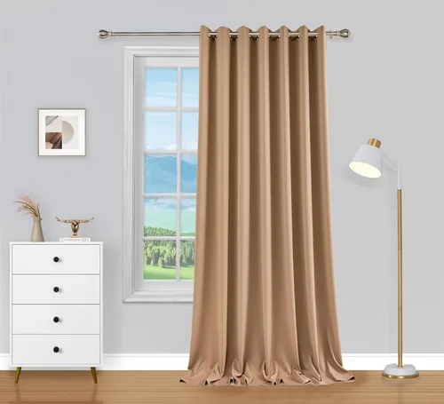 Miniatura 58 de PI Cortinas opacas para dormitorio, tratamiento de ventana con aislamiento térmico de anillo superior, cortinas oscurecedoras de habitación
