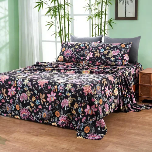 Miniatura 39 de Bedlifes Galaxy Outer Space Juego de Sábanas, con temática de galaxia, 3 piezas, incluye sábana encimera, sábana bajera y 1 funda de almohada