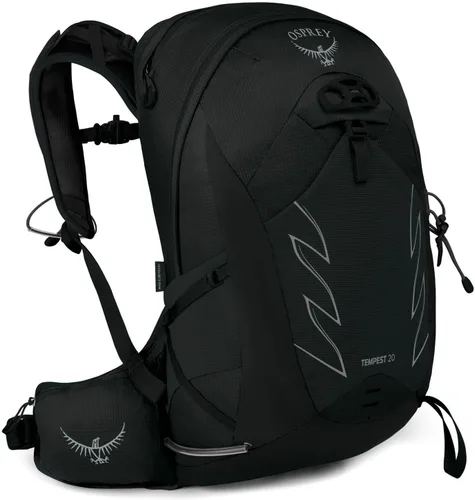 Osprey Tempest 20L Mochila de senderismo para mujer con cinturón de cadera, color negro sigiloso, WM/L Negro (Stealth Black)