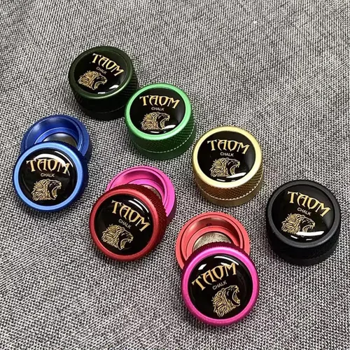 Miniatura 8 de TAOM - Soporte para tiza de billar, herramienta práctica redonda, accesorios de billar, mini estuche magnético para punta de tiza, contenedor