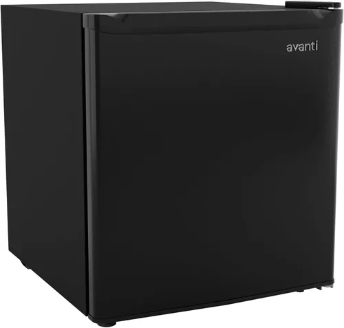 Avanti Mini refrigerador compacto de 1.6 pies cúbicos para dormitorio, oficina y dormitorio, compartimento enfriador, estante de vidrio, puerta