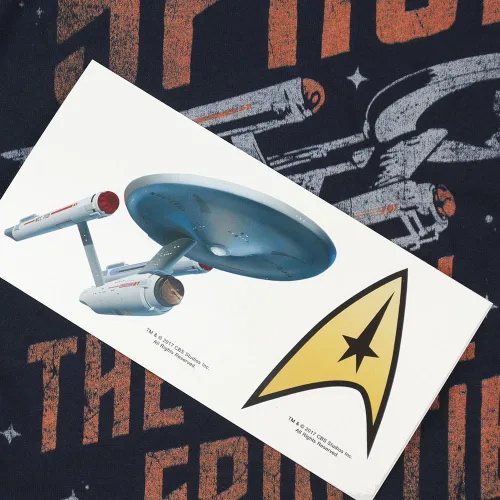 Miniatura 6 de Star Trek Space The Final Frontier T Shirt Stickers