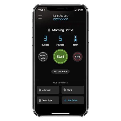 Miniatura 8 de Baby Brezza Formula Pro Advanced WiFi - Máquina dispensadora de fórmula, mezcla automáticamente un biberón de fórmula caliente al instante, prepara