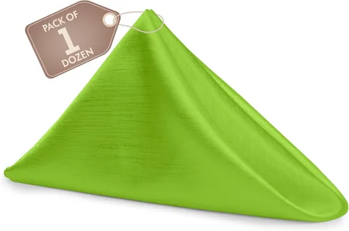 Miniatura 159 de Ultimate Textile -1 docena de servilletas reversibles Shantung Satin - Majestic - Servilletas de tela Majestic de 17 x 17 pulgadas, color marrón