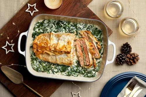 Miniatura 2 de Le Creuset Tostador rectangular Signature de hierro fundido esmaltado, 5.25 cuartos de galón (9.8" x 13"), Artichaut