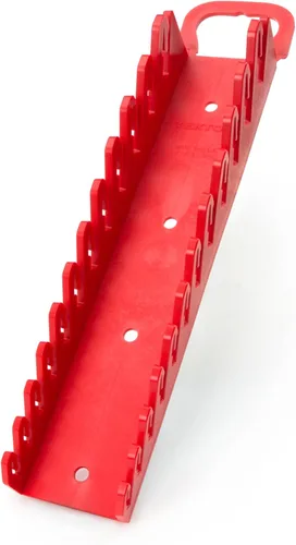 TEKTON Soporte de llave combinada de 12 herramientas (rojo) | ORG21212 | Fabricado en Estados Unidos