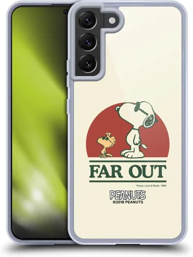 Miniatura 10 de Head Case Designs Funda de gel Woodstock 50th con licencia oficial de Peanuts Snoopy Guitar 1969 [protección de grado militar] compatible