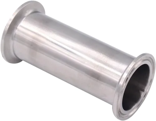 Miniatura 3 de Dernord - Tubo de bobina sanitaria con extremos de abrazadera, tubo redondo liso de acero inoxidable 304 con abrazadera triple de 3.81 cm