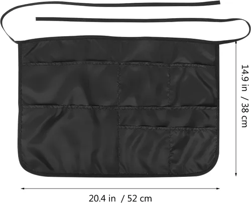 Miniatura 2 de Adjustable Multi-pocket Cleaning Apron for Men and Women Sturdy Hair Stylist and Workshop Apron with Tie Back Water-resistant Kitchen for Home Use