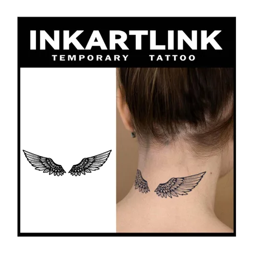 Miniatura 5 de INKARTLINK Tattoo Tech, 2 hojas de tatuaje semipermanente mediano, tatuajes temporales de diseño artístico para adultos, dura 1-2 semanas, Barco